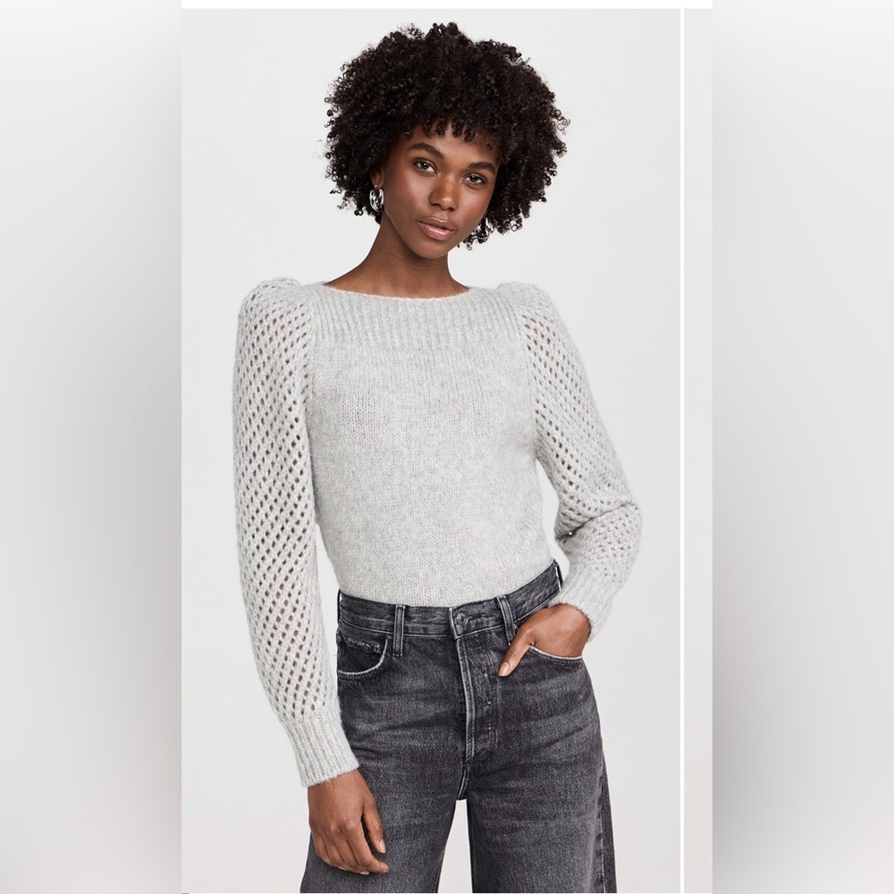 LoveShackFancy Rosie‎ alpaca wool pullover size medium, new